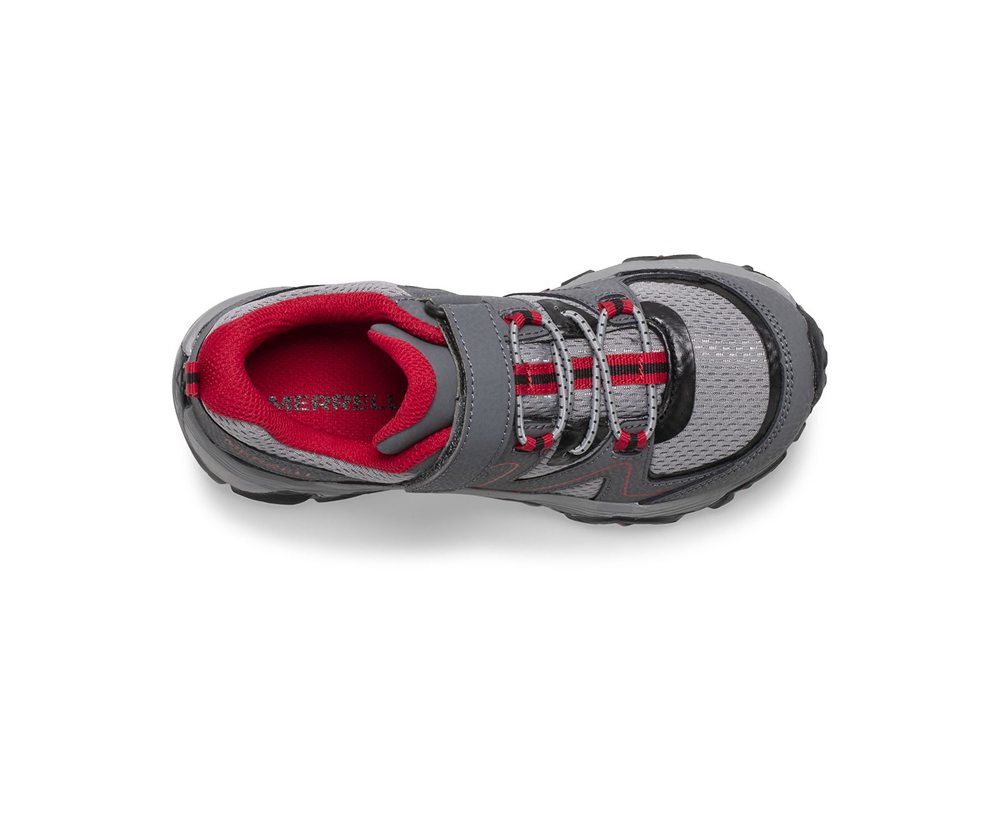 Merrell Vandresko Børn - Trail Quest - Grå/Rød/Sort - XGC947852